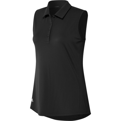 Adidas Golf Ladies Ultimate365 Solid Sleeveless Polo Shirt - Image 1