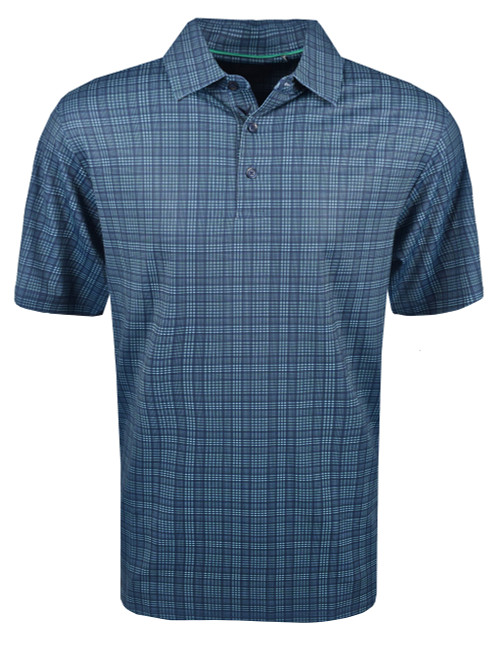 Callaway Golf Big & Tall Printed Marbled Polo Shirt - Image 1