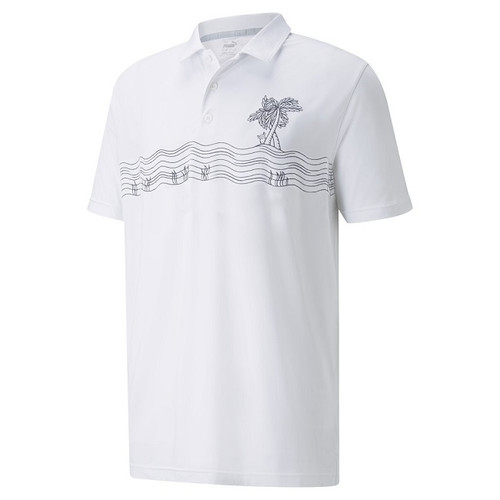 Puma Golf Cloudspun Oasis Polo - Image 1