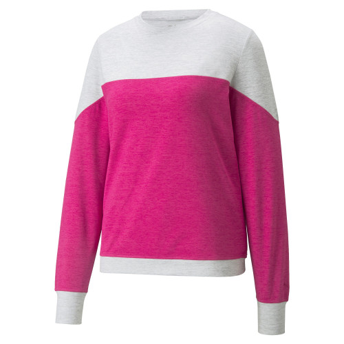 Puma Golf Ladies Cloudspun Bloom Crewneck - Image 1