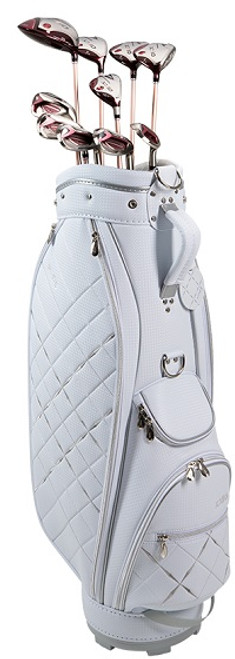 XXIO Golf Ladies 12 Premium Bordeaux 10 Piece Complete Set W/Cart Bag - Image 1