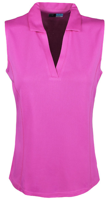 PGA Tour Golf Ladies Airflux Sleeveless Polo - Image 1