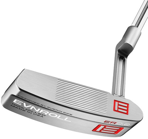 Evnroll Golf ER2v2 Silver Short Plumber Midblade Putter - Image 1