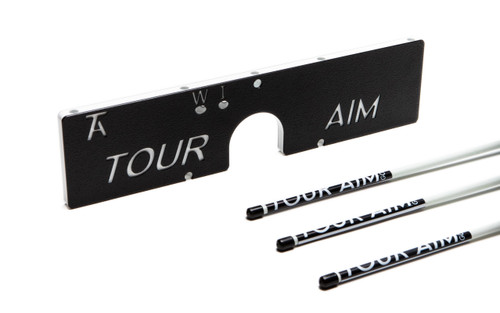 Tour Aim Golf Alignment Tool with 3 Alignment Sticks - Image 1