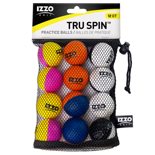 Izzo Golf Tru-Spin Practice Balls (12 Pack) - Image 1