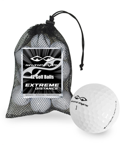 Snake Eyes Extreme Distance Golf Balls [12Balls] LOGO ONLY