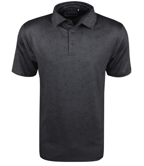 Etonic Golf Floral Print Polo - Image 1