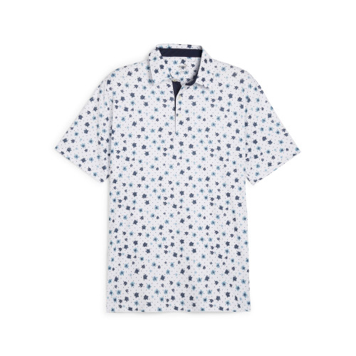 Puma Golf Cloudspun Floral Polo - Image 1