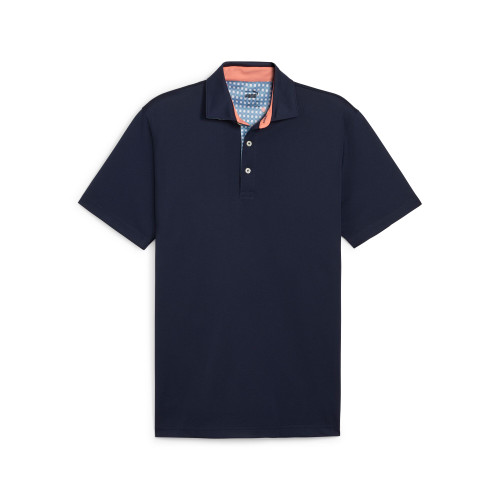 Puma Golf Gingham Solid Polo - Image 1