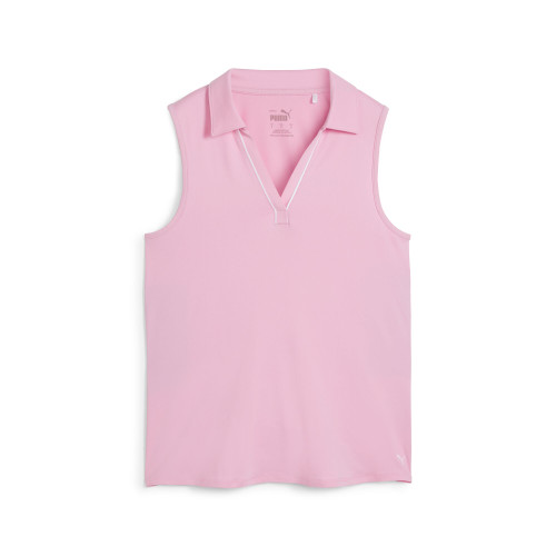 Puma Golf Ladies Cloudspun Piped Sleeveless Polo - Image 1