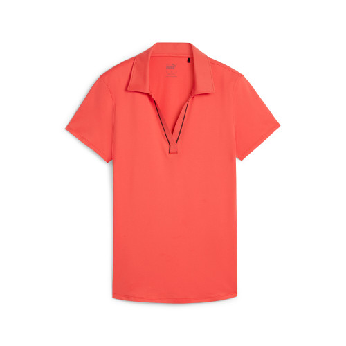 Puma Golf Ladies Cloudspun Piped Short Sleeve Polo - Image 1