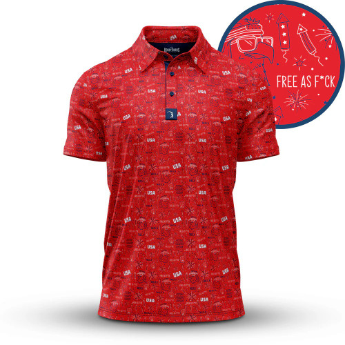 Bogey Bros Golf Merica Polo - Image 1