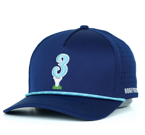 Bogey Bros Golf 3 Off The Tee Performance Rope Hat - Image 1