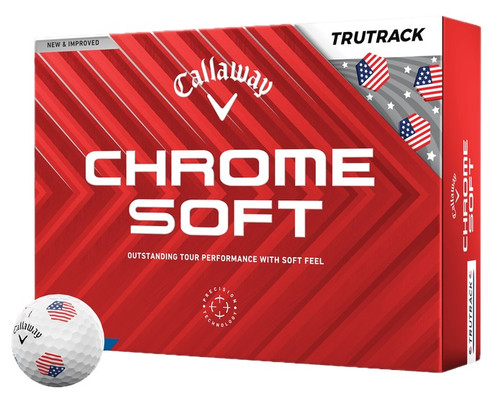 Callaway Chrome Soft TruTrack USA Golf Balls - Image 1
