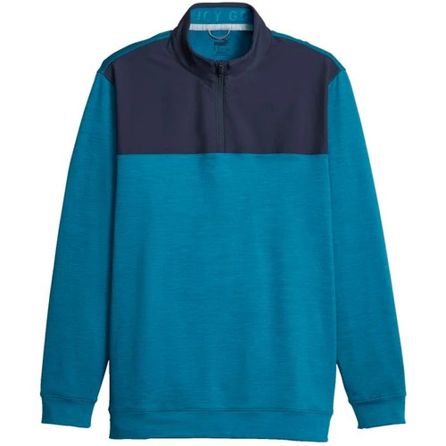Puma Golf Cloudspun Colorblock 1/4 Zip Pullover - Image 1