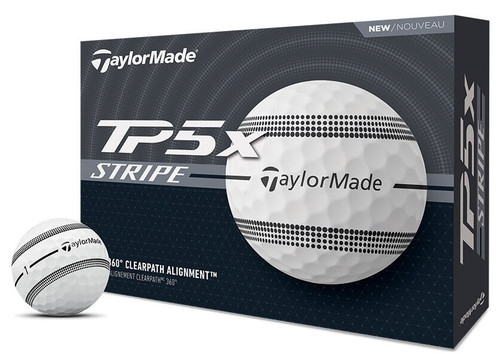 TaylorMade Prior Generation TP5x Stripe Golf Balls - Image 1