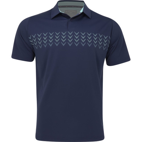 Callaway Golf Chevron Block Print Polo - Image 1