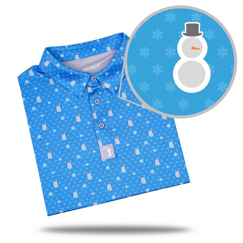 Bogey Bros Golf Snowman Polo - Image 1