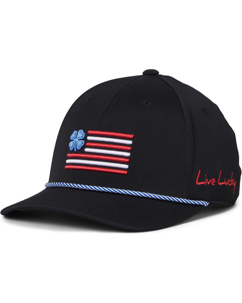Black Clover Golf Clover Nation Snapback Hat - Image 1
