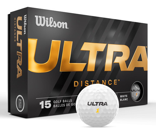 Wilson Ultra Distance Golf Balls [15-Ball] LOGO ONLY - Image 1