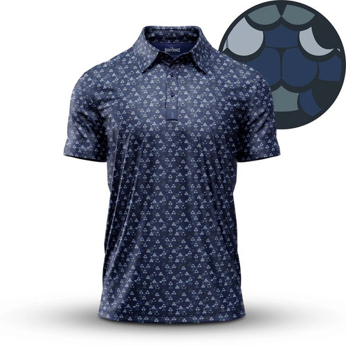Bogey Bros Golf Navy Polo - Image 1