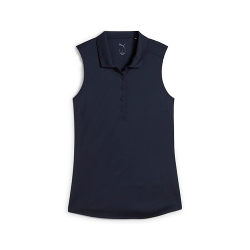 Puma Golf Ladies Pure 2.0 Sleeveless Polo - Image 1