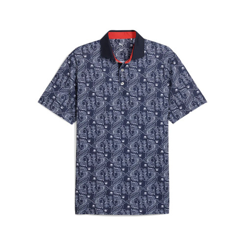 Puma Golf Pique Royal Polo - Image 1