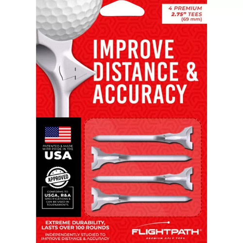 Flight Path Golf 2.75" Tees 4 Pack - Image 1