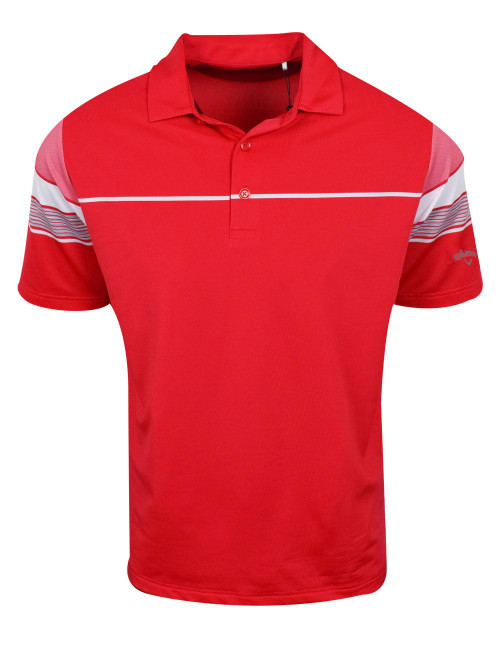 Callaway Golf Engineered Stripe Block Polo - Image 1