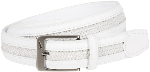 nike leather woven g flex belt