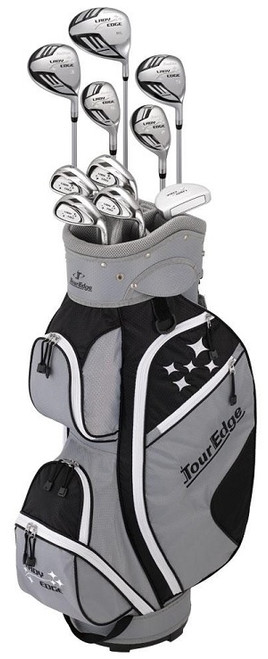 Tour Edge Golf Lady Edge Full Set W/Cart Bag - Image 1