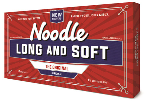 Noodle Long & Soft Golf Balls [15-Ball] LOGO ONLY - Image 1