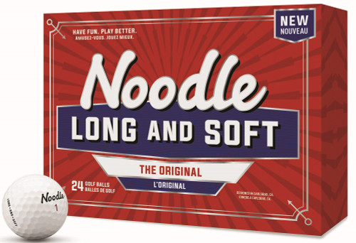 Noodle Long & Soft Golf Balls [24-Ball] LOGO ONLY - Image 1