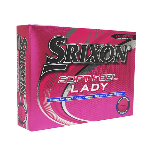 Srixon Ladies Soft Feel Golf Balls LOGO ONLY - Image 1