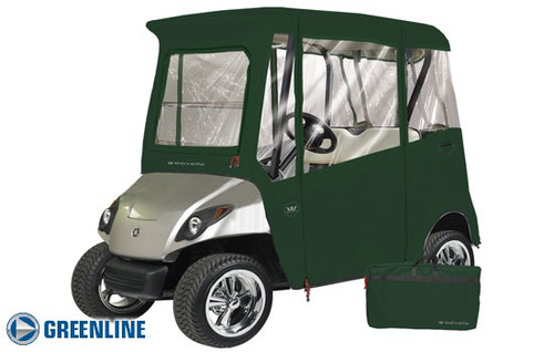 Greenline Golf 2 Passenger Driveable Yamaha Cart Enclosure - Image 1