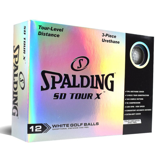 Spalding SD Tour X Golf Balls LOGO ONLY - Image 1