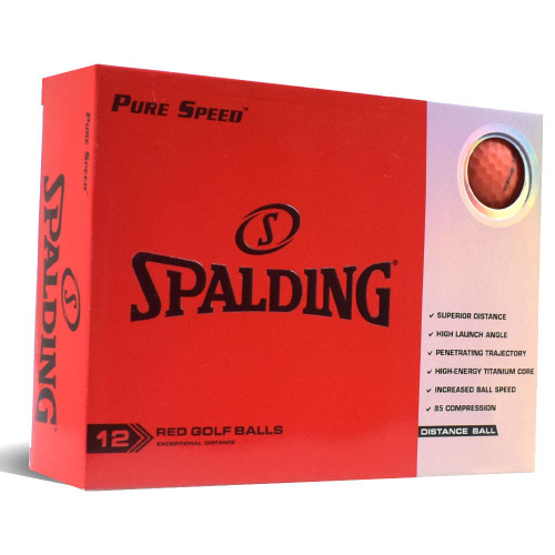 Spalding Pure Speed Golf Balls LOGO ONLY - Image 1