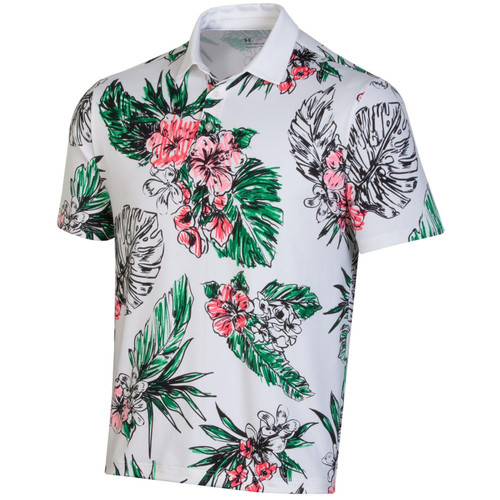 Under Armour Golf Playoff 2.0 Laurel Floral Polo - Image 1