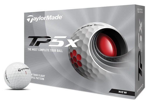 TaylorMade TP5x Golf Balls LOGO ONLY - Image 1
