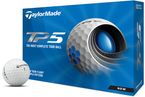 TaylorMade TP5 Golf Balls LOGO ONLY - Image 1