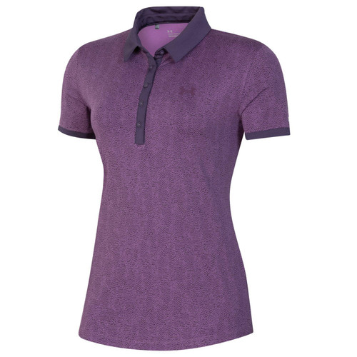 Under Armour Golf Ladies Zinger Cobra Print Polo - Image 1