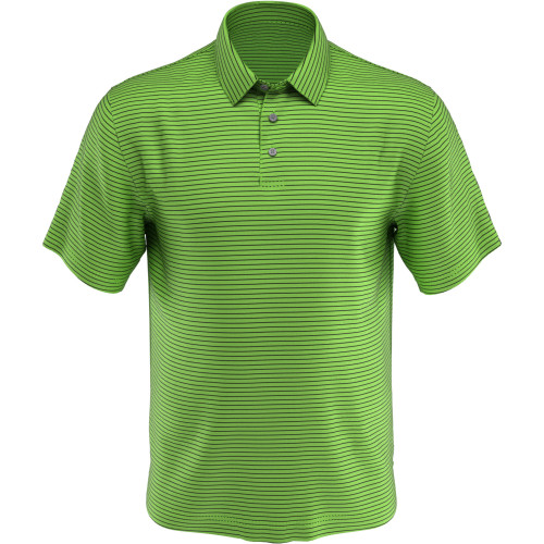 PGA Tour Golf Short Sleeve Single Feeder Stripe Polo - Image 1