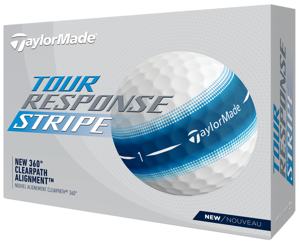 TaylorMade Tour Response Stripe Golf Balls | RockBottomGolf.com