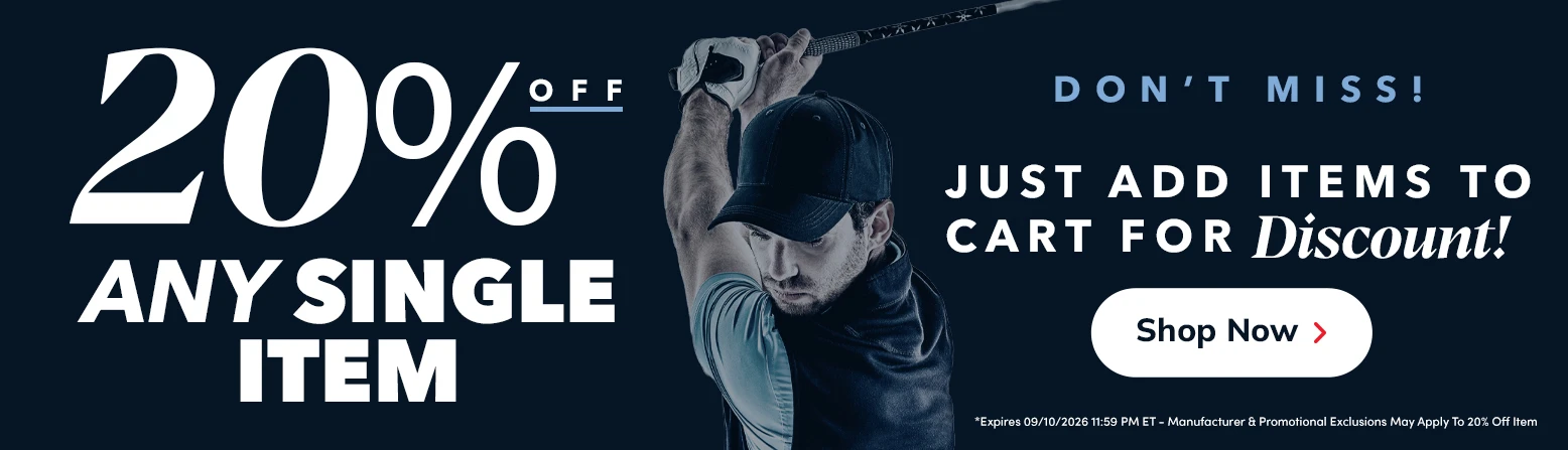 20% Off Any 1 Item! Shop Now!