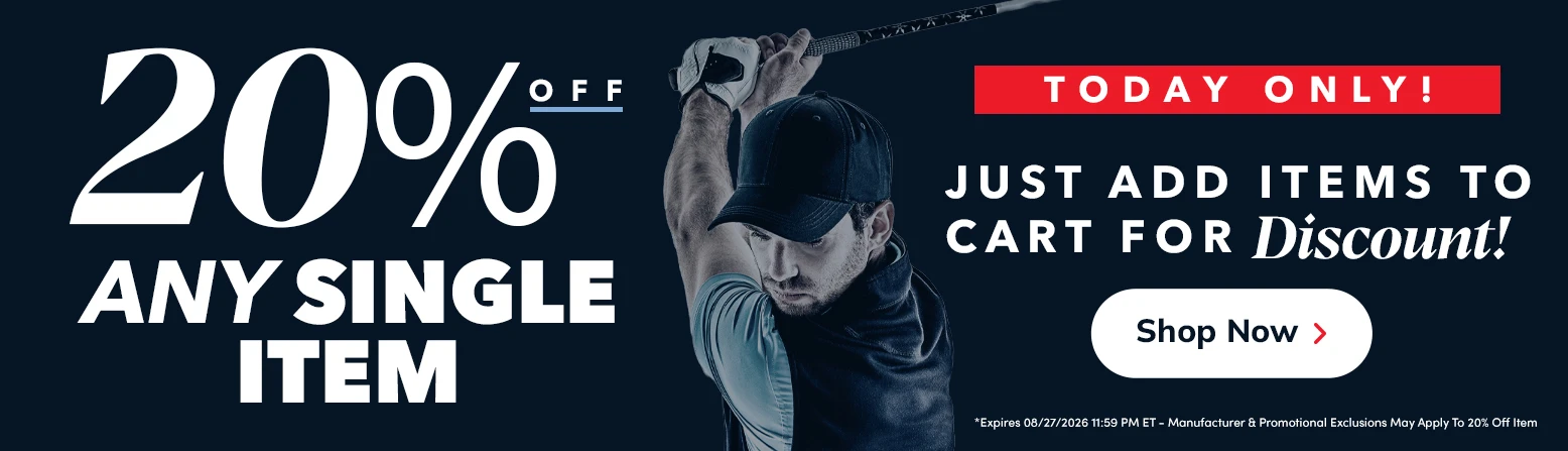 Today Only - 20% Off Any 1 Item! Shop Now!