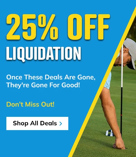 25% Off Golf Gear Liquidation! - mobile image
