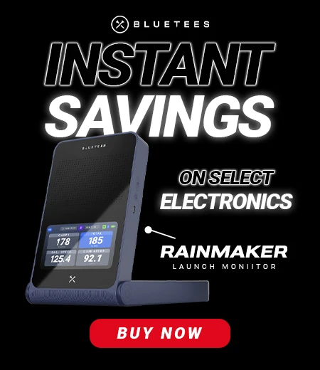 Blue Tees Golf Electronics at Rock Bottom Golf brand page - mobile image