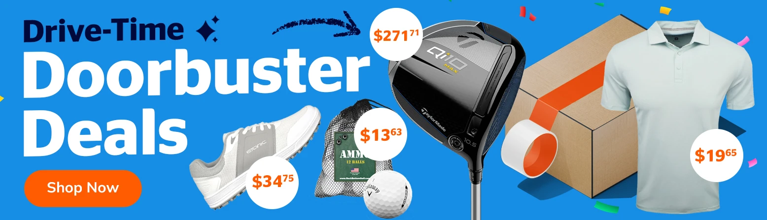 100+ Drivetime Golf Gear Deals! Shop Now!