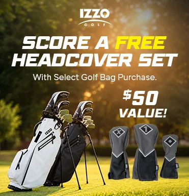 FREE Headcover Set w/ Select IZZO Golf Bag Purchase - Shop Now!