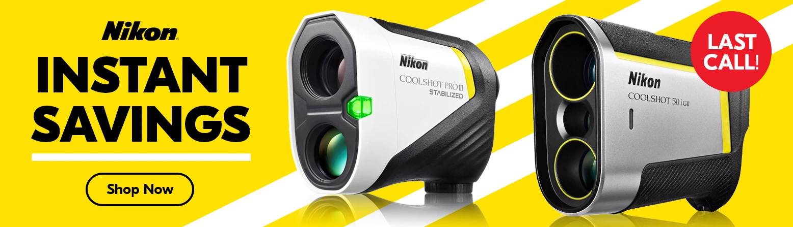 Last Chance On Nikon Golf Rangefinders and Electronics Instant Discounts! Learn More!